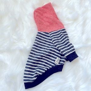 Studio Eloise Gray and Coral Hoodie